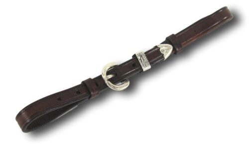 D.A Brand Dark Oil Curb Strap w/ Engraved Hardware Horse Tack Equine 