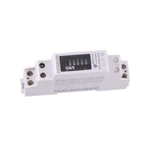 Wechselstromzähler Stromzähler mit LCD Display 230V 5 32/40A für DIN Hutschiene 