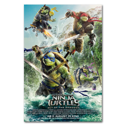 Teenage Mutant Ninja Turtles Out of the Shadows New Movie Silk Poster 001