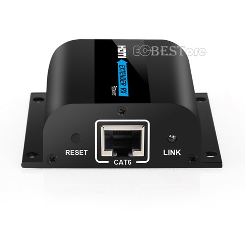 1080P HDMI Extender RX+TX Over Signal Cat6 Cat6A 7 Cable Up to 60M HDTV HDCP 3D