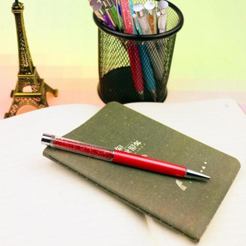 1x Crystal Ballpoint Pen Roller Ball Pen Gift Stationery Office School Notebook/ 