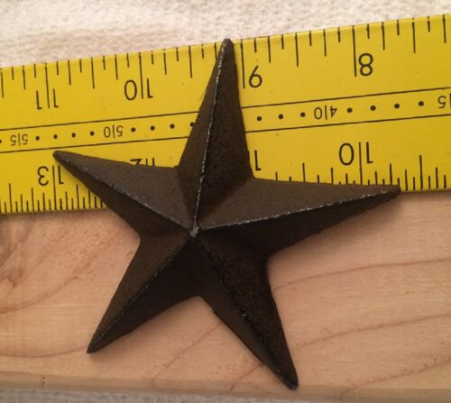 Star Nails Large Cast Iron Stars 3 1/2" Set of Six 0170-02110 
