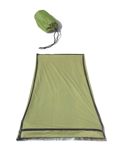Heavy Duty Emergency Sleeping Bag Outdoor Survival Camping 84/" x 36/" GREEN