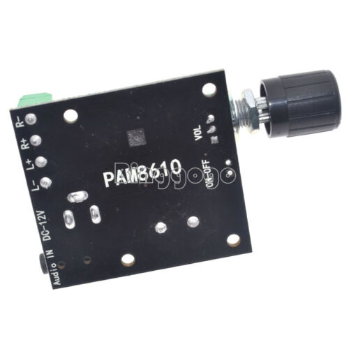 NEU 2X15W PAM8610 Power Audio Amplifier Board Dual D Class Channel Module