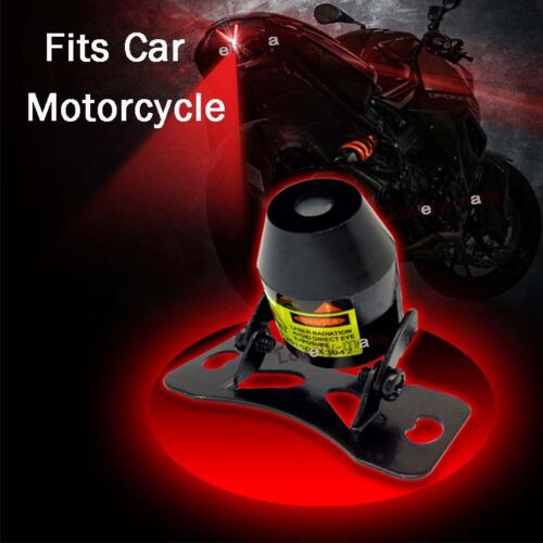 Car Motorcycle LED Laser Fog Brake Rear Warning Lamp Anti-Collision Tail light b