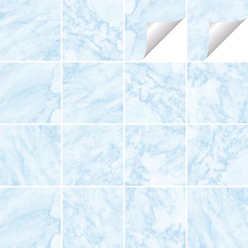 Tuile Stickers Transferts marbre cuisine salle de bain Divers Tailles /& Taille personnalisée-M8