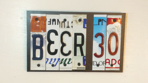 Personalized Name industrial Custom License Plate Signs rustic
