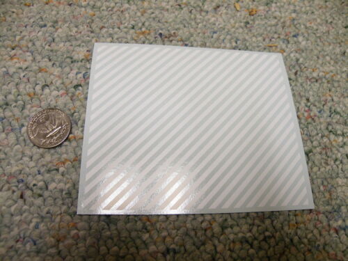 Herald King decals HO CP Rail diesel nose striping 9/" white XX233
