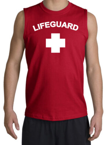 Mens Life Guard Muscle T-Shirt 