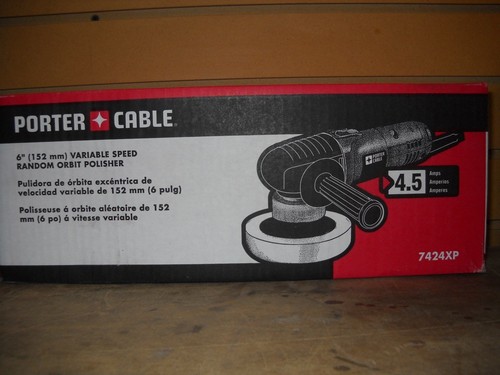 Porter-Cable 7424XP 7424 6/" Variable-Speed Random Orbit Polisher NEW Electric