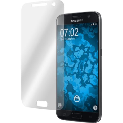 2 x protector de pantalla claro diapositivas flexible para Samsung Galaxy s7 lámina 
