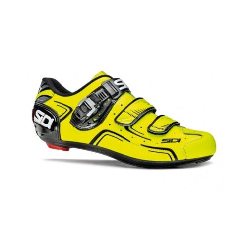 yellow road cycling shoes