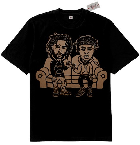 Cole /& J.I.D couch shirt supreme rappers hip hop jid rap Fnly94 Black tan J
