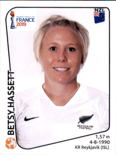 Panini Frauen WM 2019 Sticker 376 Neuseeland Betsy Hassett