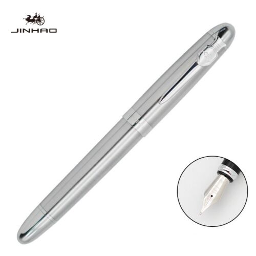 Jinhao X450-A Metal Fountain Pen Fine Nib 0.5mm Office Converter Writing Gift #w