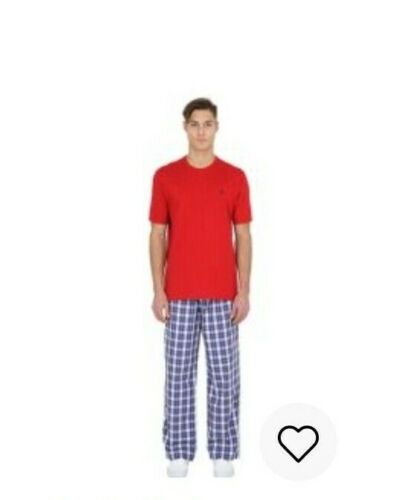 PJ Brooks Brothers Cotton Pajama T-shirt & Pants 52555 RRP 75.00 