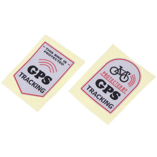 Anti Theft Safety Decal Bicycle GPS Tracking Stickers Bike Protect rISJAW
