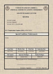 Fcc Amateur Radio Licence 37