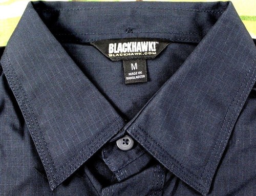 BLACKHAWK Men/'s LT2 Tactical Shirt Navy Long Sleeve Medium