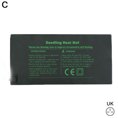 18W Seedling Heating Mat Waterproof Plant Seed Germination Propagation Clone 