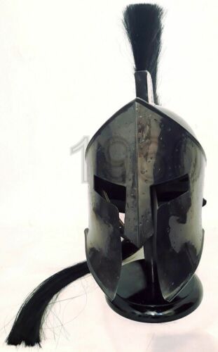 300Movie Solid Steel Helmet Medieval Gift item Details about  / 300 King Leonidas Spartan Helmet
