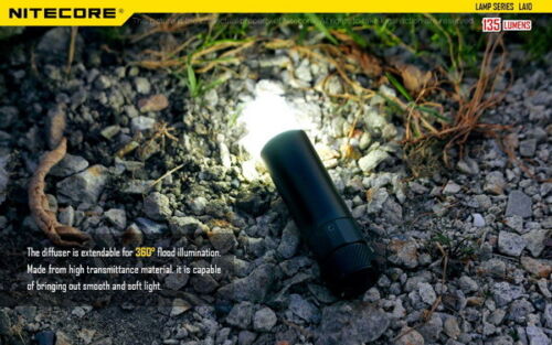 NiteCore LA10 135lms LED AA Mini Magnetic Camping Lantern Flashlight Torch 