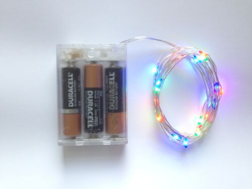 5 sets 20 LED Submersible Wire String Light Battery Fairy Wedding decoration 7ft 