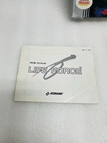 Life Force Nintendo NES 1988 CIB Complete