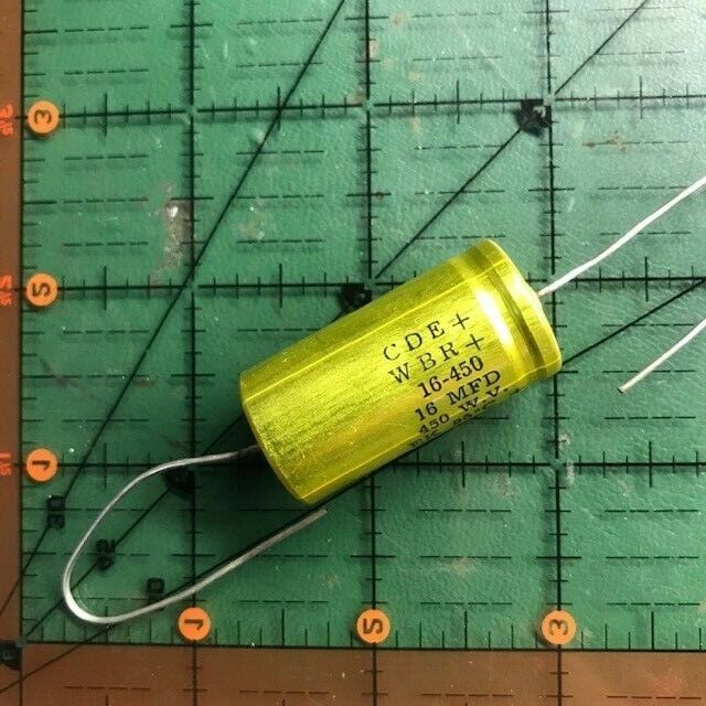 Weekly update 16uF 450v CDE Axial Ranking TOP9 Electrolytic Amp WBR16-450 Audio H Capacitor