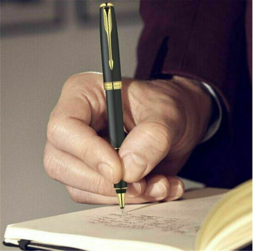 Originar Parker Sonnet Series Matte Black Golden Clip 0.5mm Nib Rollerball Pen 