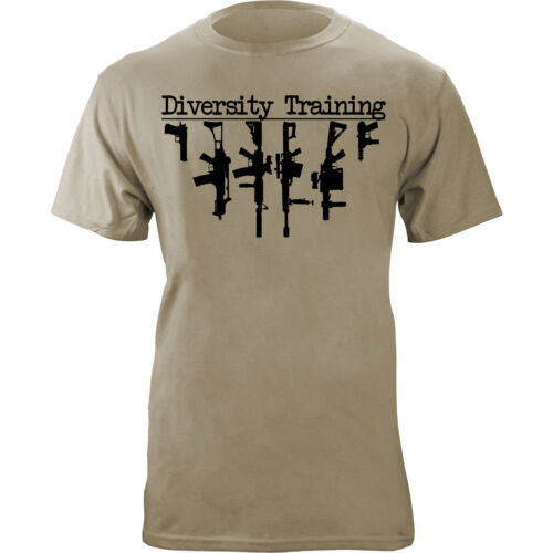 Support Diversity Training Military Style 2nd Amendment Graphic T-Shirt