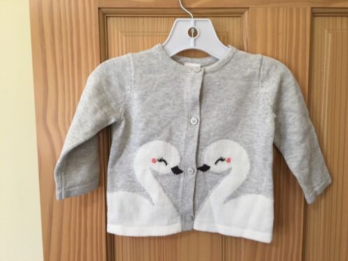 NWT Gymboree Gray Swan Sweater Cardigan Jacket Baby Girl Outlet 