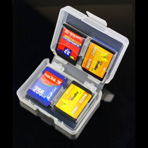 8 in-1 SDHC SD Memory Card Case Holder Hard Protective Box For 16gb32gb64 Q7V1 