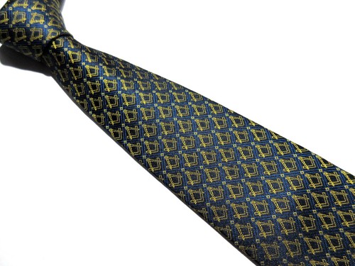 TOYE KENNING /& SPENCER MASONIC REGALIA FREE MASONS NECK TIE