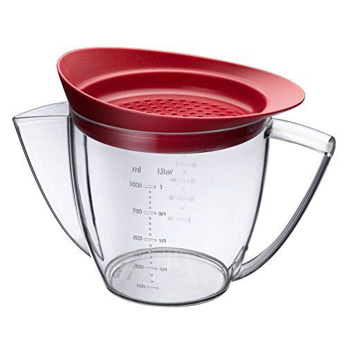 Westmark 1 Litre Fat Separator Jug with Strainer Clear 