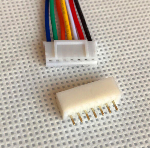 Micro JST PH 2.0mm 7 Pin Connector plug with Wires Cables 10 Sets