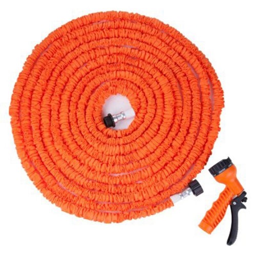 Magic Hose Pipe 3X Expanding Flexible Expandable Garden Watering 25-150FT Orange