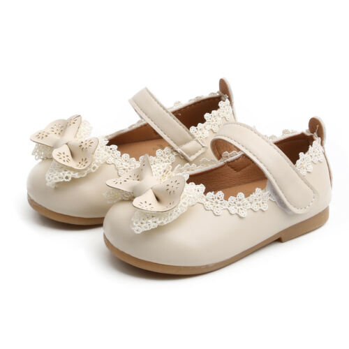 Kids Baby Girls Princess Shoes Toddler Infant Flower Bowknot Party Shoes Sandals