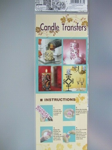 Candle Transfers Bronze SC038 Crafting and Home Decore