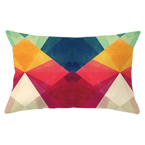 Abstract Geometric Landscape Pillow Cases Sofa Bed Cushion Cover Car Home Decor