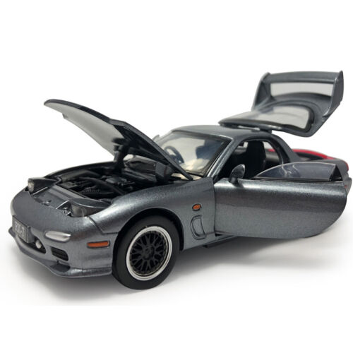 Details about  / 1:32 Scale Mazda RX-7 Model Car Alloy Diecast Gift Toy Vehicle Kids Gray Sound