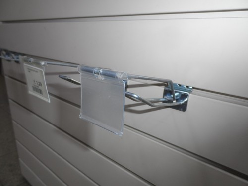 20x ZWEIFACHHAKEN 12cm PANEELWAND LAMELLENWAND F TEGO LOCHWAND TEGOMETALL HAKEN
