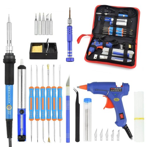 Kit de Soldadura Ajustable para Soldar equipos Electronicos con Estaño completo