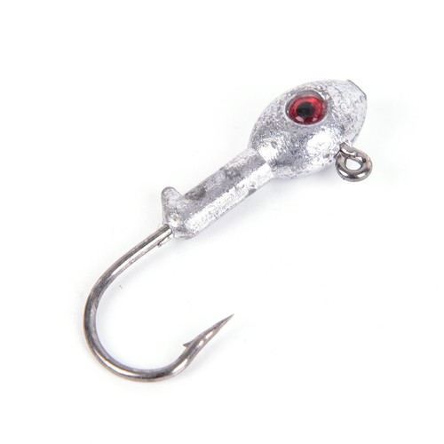 Lead Round Jig Head Fishing Lures Baits Jig Hook Fish Tackle Metal Jig Fish Hook