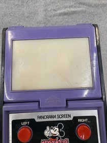 RARE 1984 MICKEY MOUSE PANORAMA VTG Nintendo GAME AND WATCH *Parts Only*