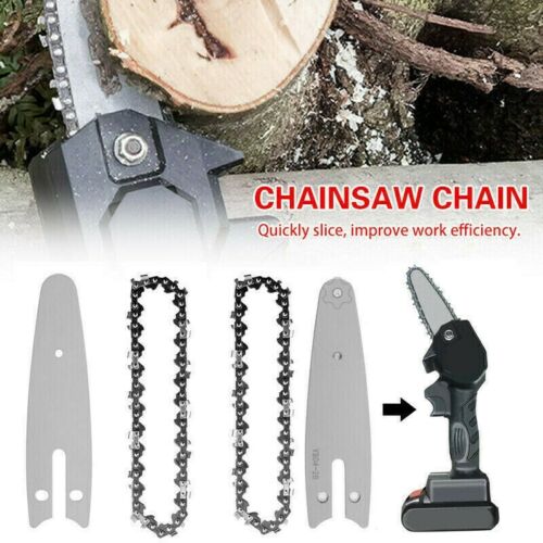 4//6//8/" Chainsaw Guide Bar /& Saw Chain Set Fits Electric Chain Saw Wood Cutter