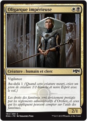 Imperious Oligarch//Oligarque impérieuse MTG Magic RNA - French//VF x4