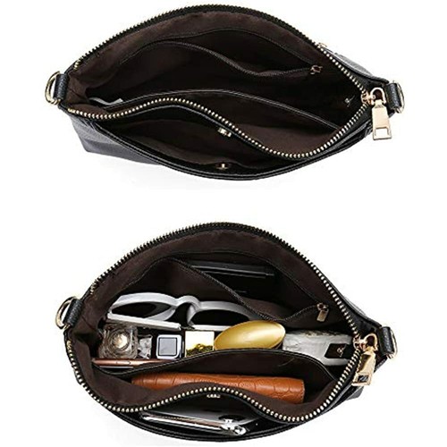 Black Lightweight Shoulder Bag With CATMICOO Small Crossbody Purses Women