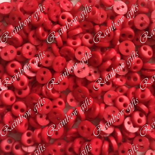 4mm MICRO BUTTONS MINI BUTTONS TINY DOLL CLOTHES BUTTONS SCRAPBOOKING CRAFT