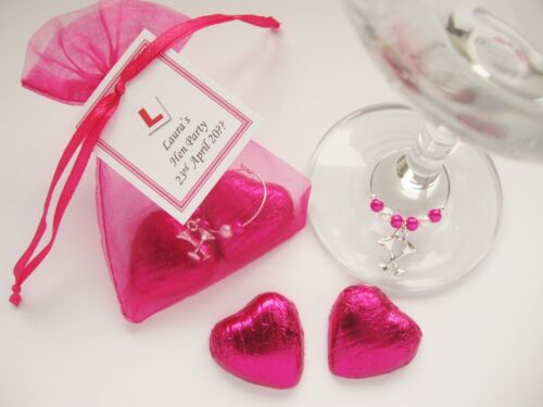 Gift Personalised Hen Party Chocolates /& Charm Hen Night Favour